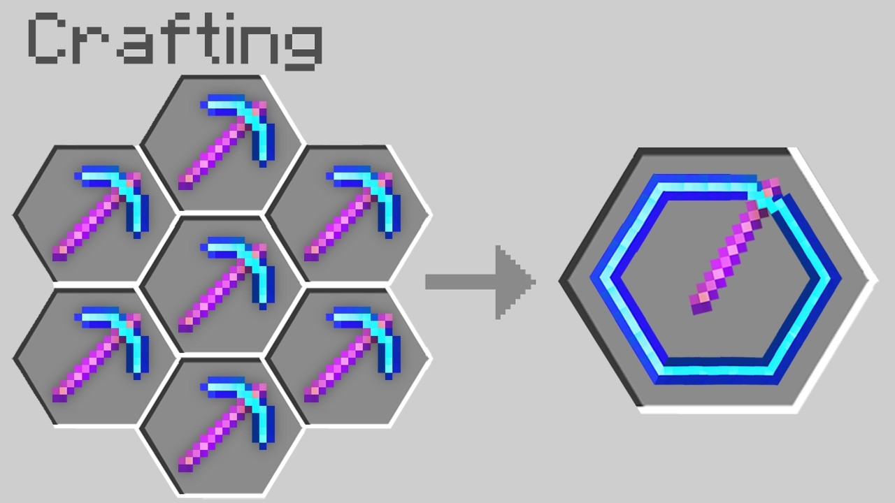 Minecraft, But Crafts Are Shaped... background