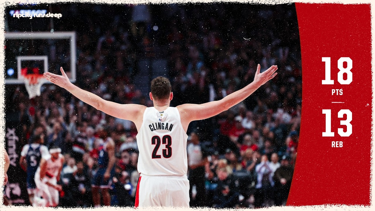 Donovan Clingan DOUBLE-DOUBLE In Win vs Clippers | Portland Trail Blazers | April 10, 2026
