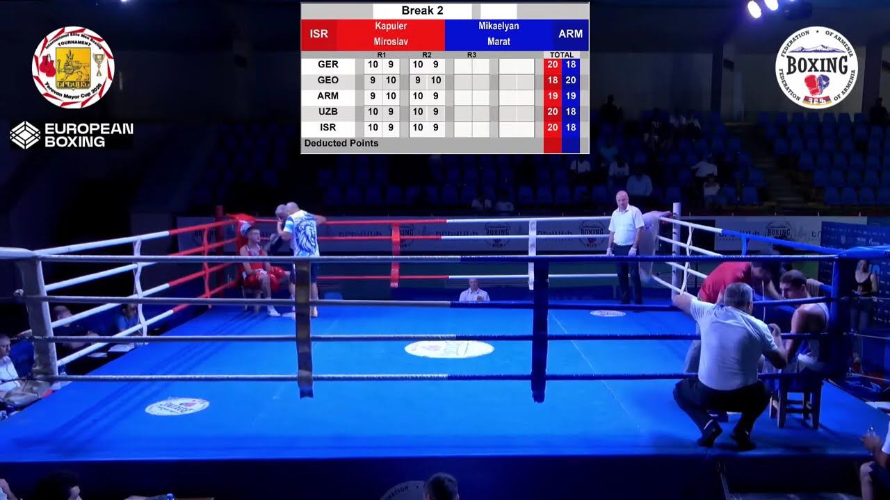 Miroslav Kapuler (ISR) vs. Marat Mikaelyan (ARM) Yerevan Mayor Cup 2026 QF's (75kg) background