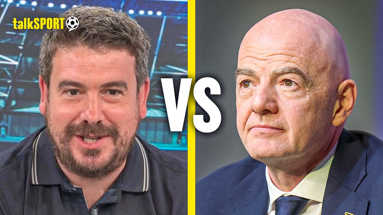"MORAL LESSONS FROM SEPP BLATTER!" Alex Crook REACTS to GIanni Infantino's MEETING with Donald Trump background