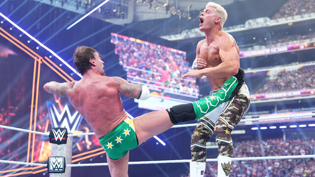 CM Punk vs. Cody Rhodes | Undisputed WWE Title Match: SummerSlam 2026 highlights background