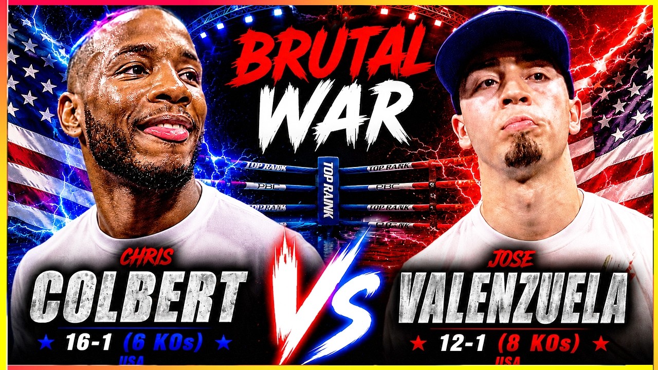 BRUTAL WAR That Shocked The World | Chris Colbert vs Jose Valenzuela I background