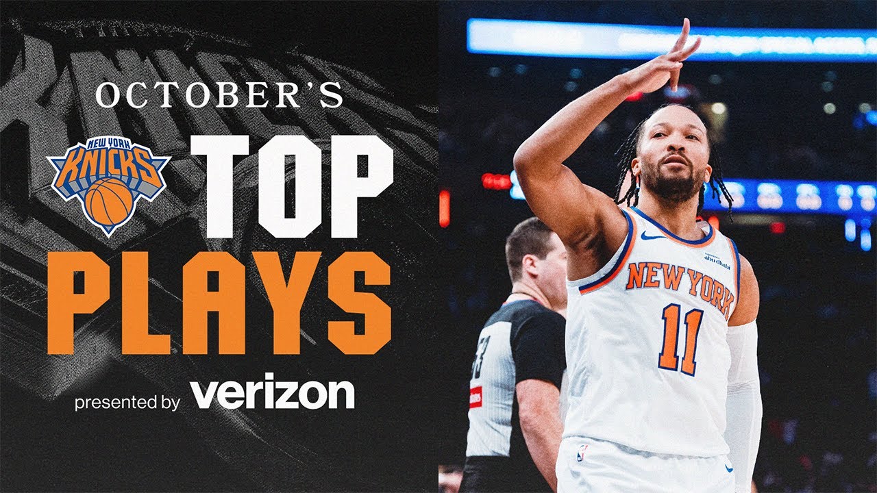 Top Plays of October | 2025 Knicks Season background