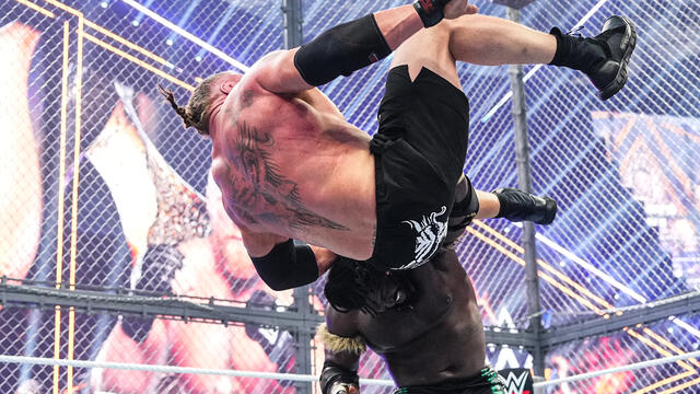 Oba Femi vs. Brock Lesnar | Hell in a Cell Match: SummerSlam 2026 highlights background