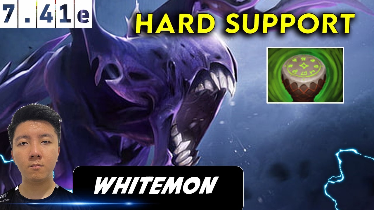 Whitemon Bane Hard Support - Dota 2 Patch 7.41e Pro Player Full gameplay background