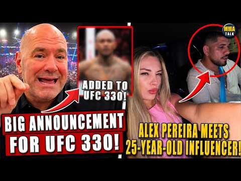 BREAKING! UFC 330 Gets HUGE Update! Alex Pereira Hangs Out with 25-Year-Old Model! background