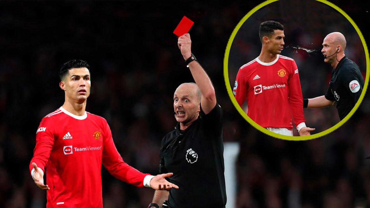 Funny & Stupid RED Cards in Football background