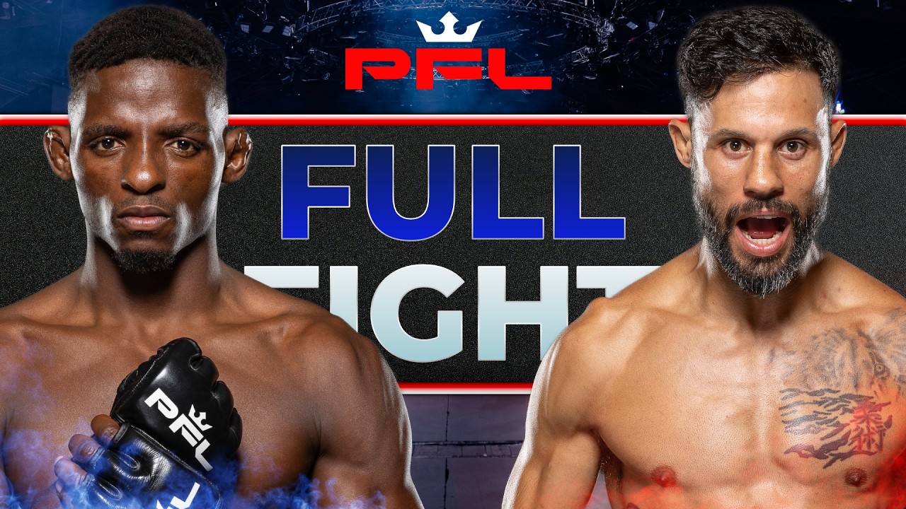 Nkosi Ndebele Has An Impressive USA Debut | v Brandon Davis | Full Fight | PFL Washington background