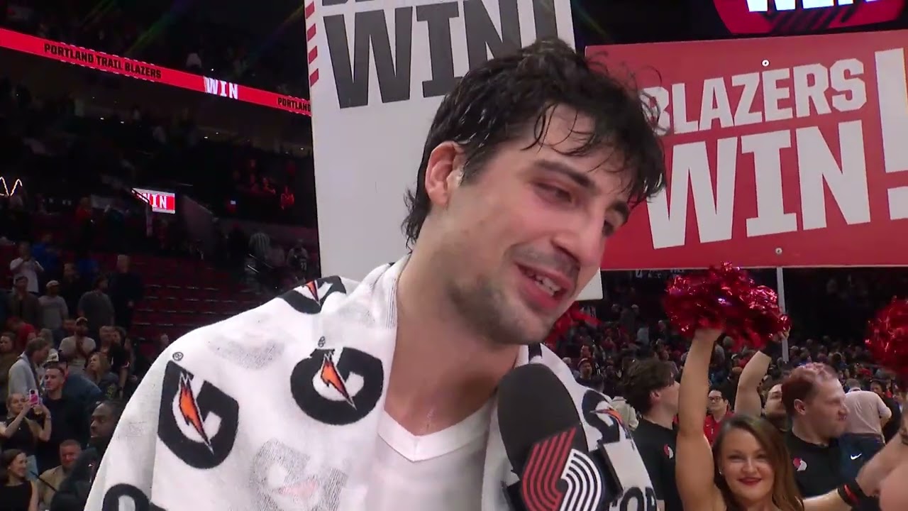 Deni Avdija Postgame Interview | Brightside Windows Baseline Report | vs Clippers | April 10, 2026 background