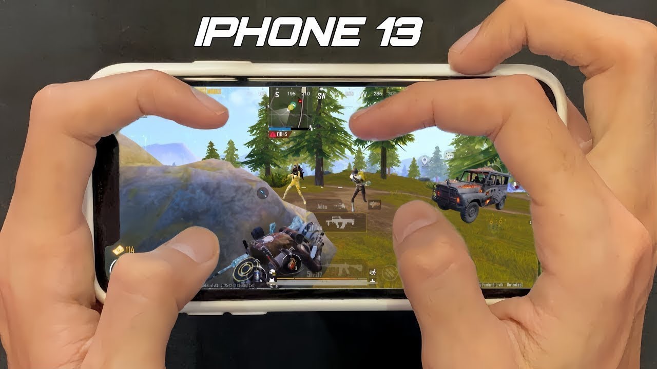 IPHONE 13 HANDCAM IN 2026 🔥/ New 4.5 Update Livik Gameplay 😍/Smooth+Extreme PUBG Gaming Test! background