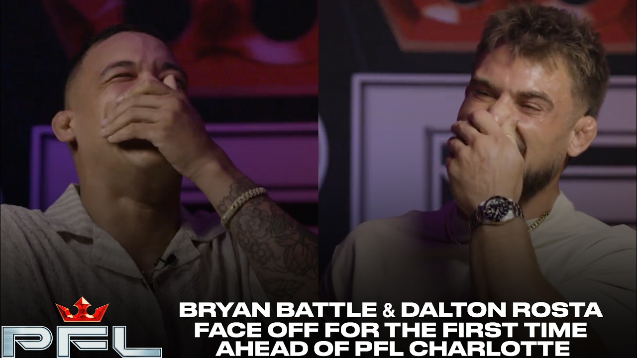 Bryan Battle and Dalton Rosta Face Off For The First Time With @UncleDijonSurvives | PFL Charlotte background