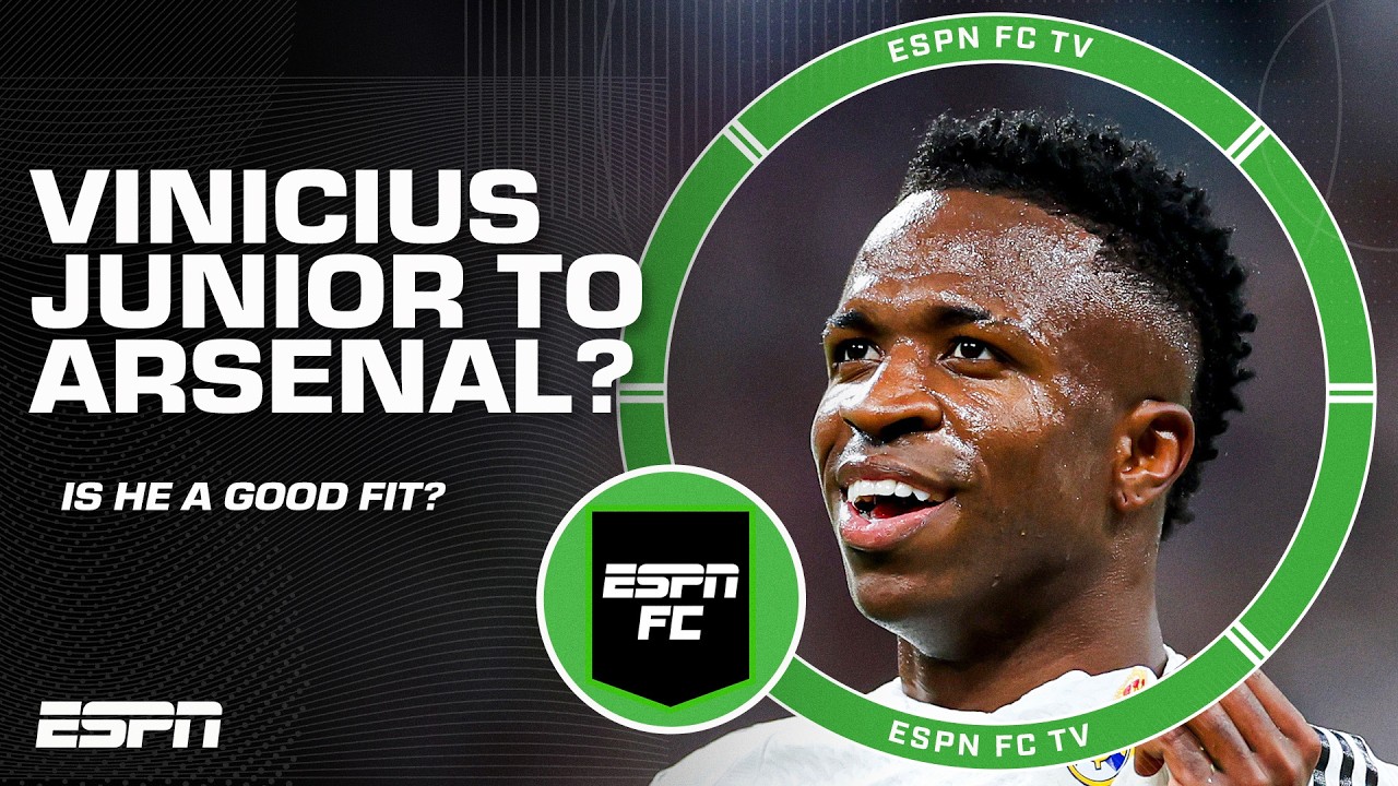 Vinicius Junior to ARSENAL? đ Should he leave Real Madrid? | ESPN FC background