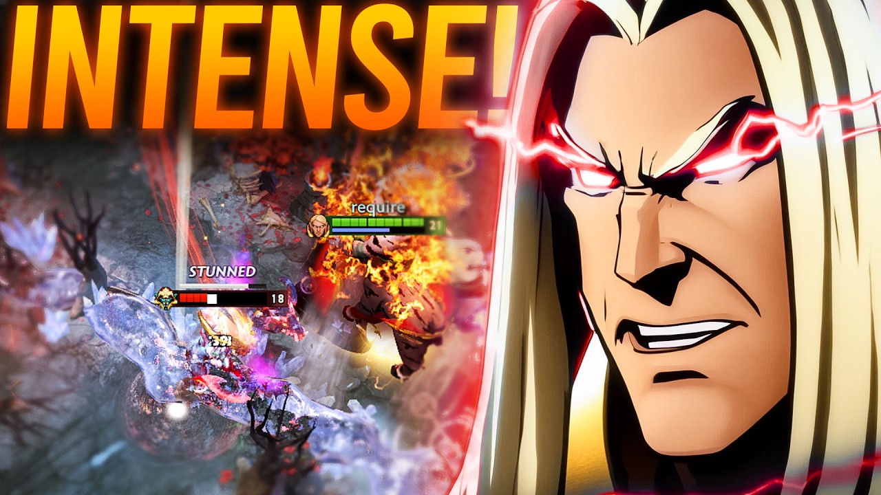 Invoker vs Huskar Mid!! INTENSE 52-Min Game | Dota 2 Invoker background