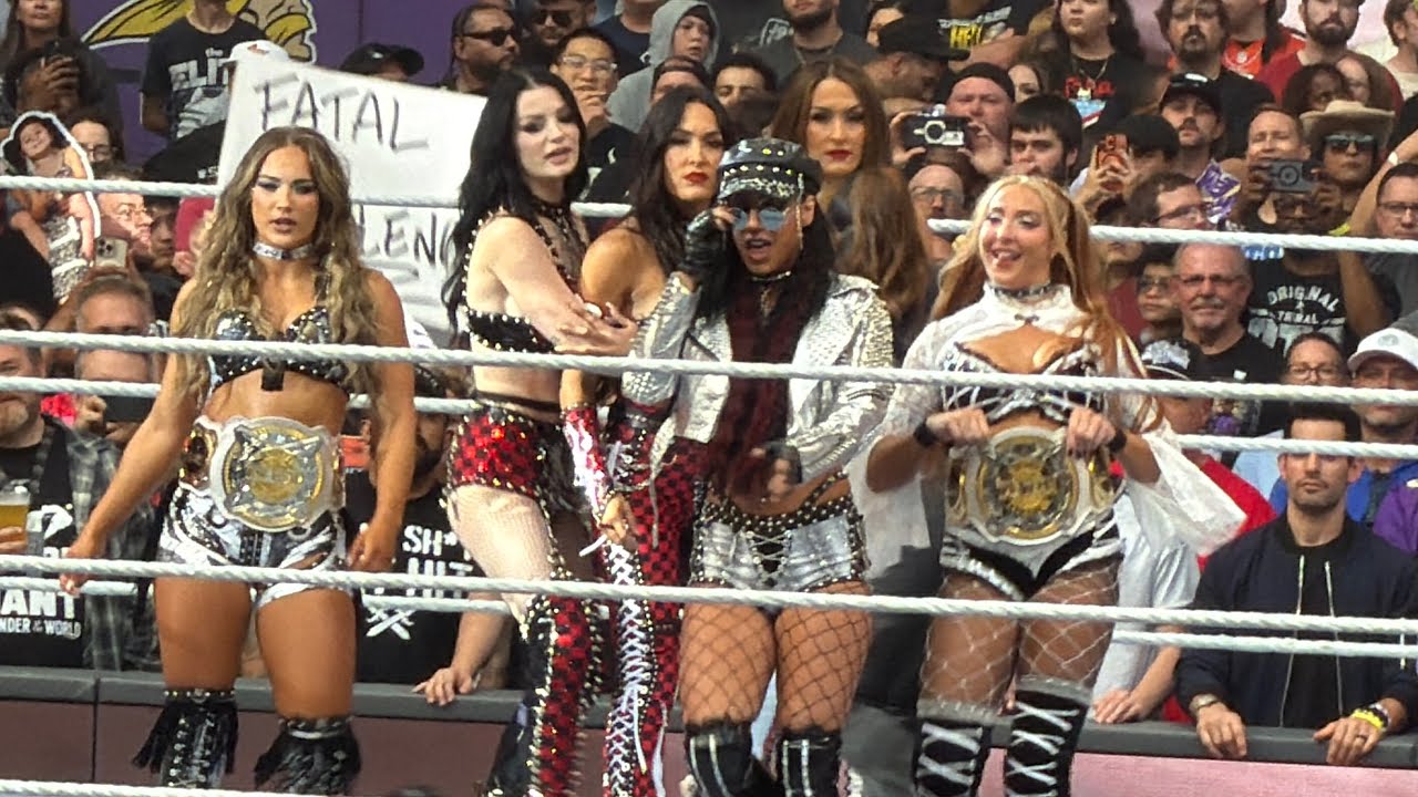 Paige & The Bella’s vs Fatal Influence Full Match | WWE SummerSlam 2026 background