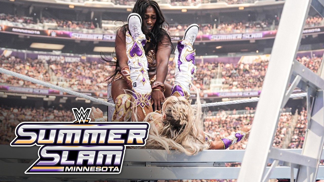 Interim WWE Women’s Title Ladder Match: SummerSlam 2026 highlights background