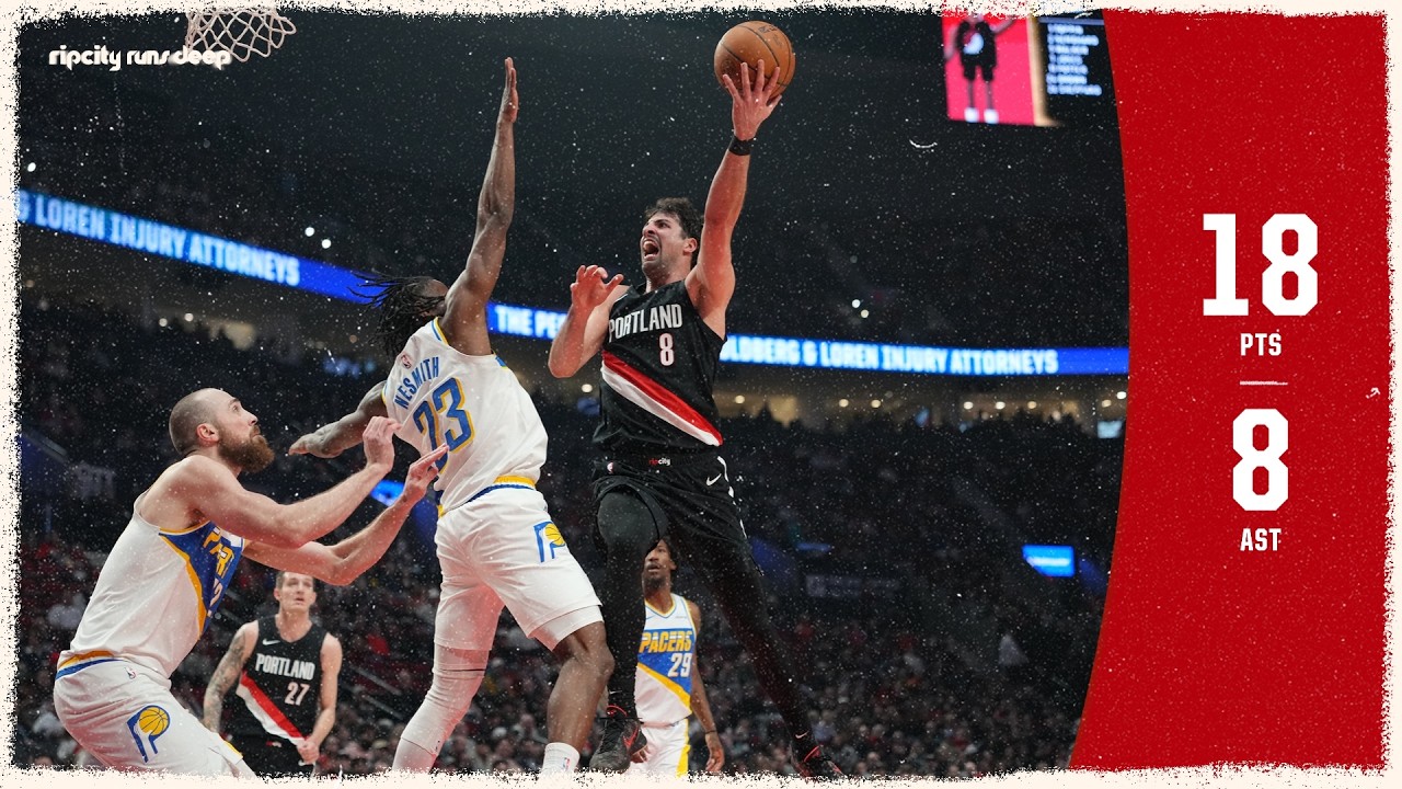 Deni Avdija Returns To The Court With 18 Points in Win Over Pacers | March 8, 2026 background