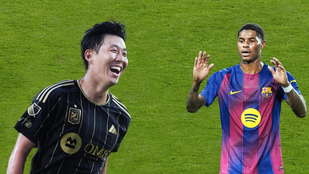 FIRST GOALS Football Players in New Clubs background