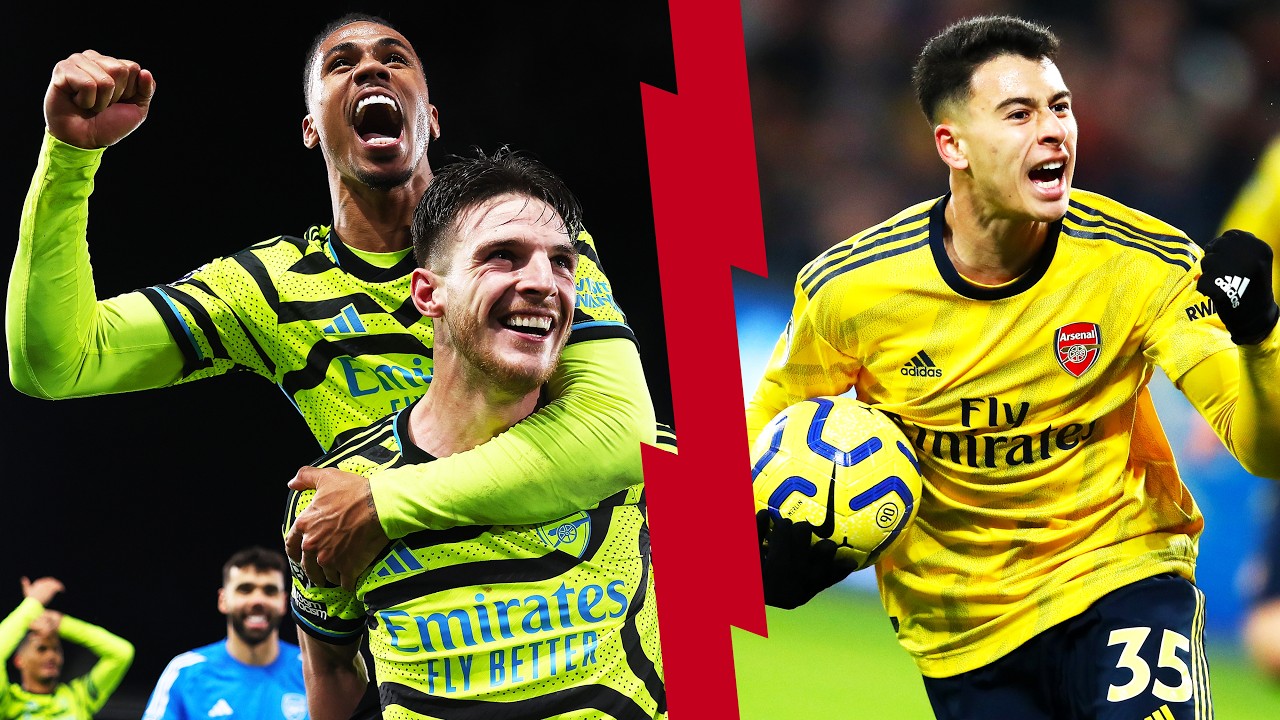 Amazing Arsenal Goals In Yellow Kits đ | Declan Rice, Gabriel Martinelli & More! background
