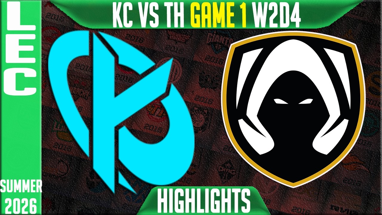 KC vs TH Highlights Game 1 | LEC Summer 2026 W2D4 | Karmine Corp vs Team Heretics G1 background