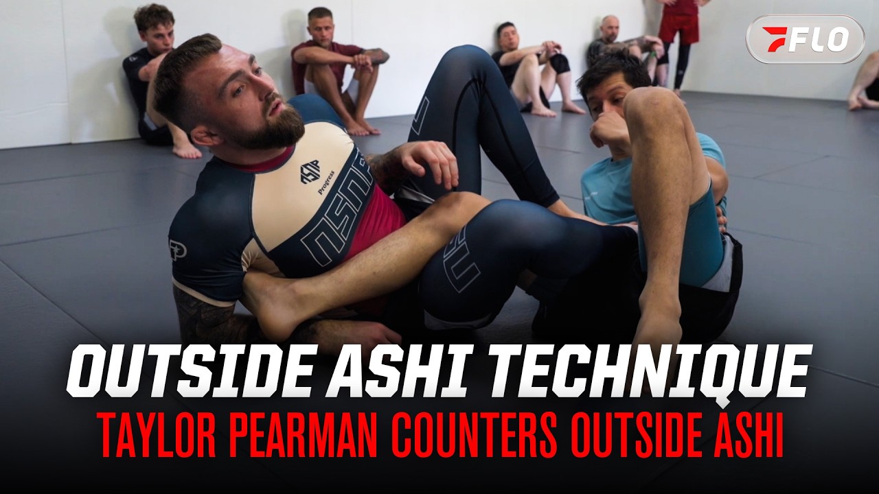 Taylor Pearman Shows How To Pass And Counter Leg Lock Outside Ashi | Jiu Jitsu Technique background