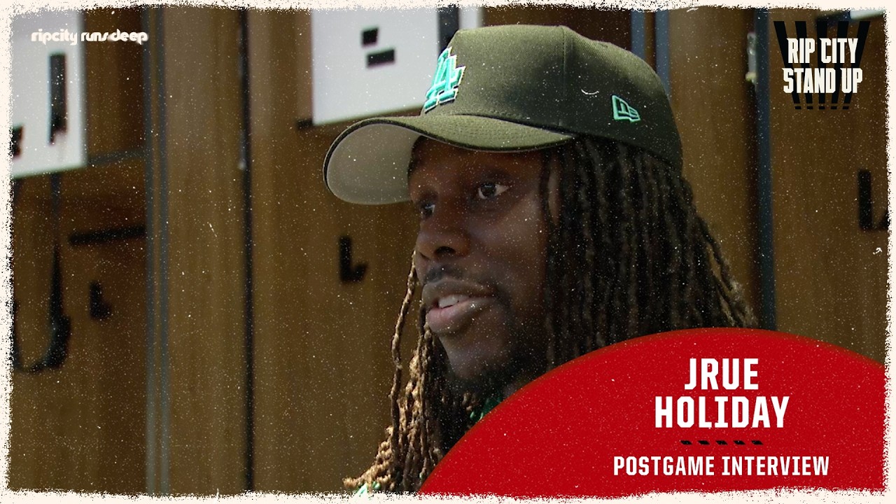 Jrue Holiday On Team Energy Playing A Big Role In Tonight's Win | Trail Blazers | Mar 31, 2026 background