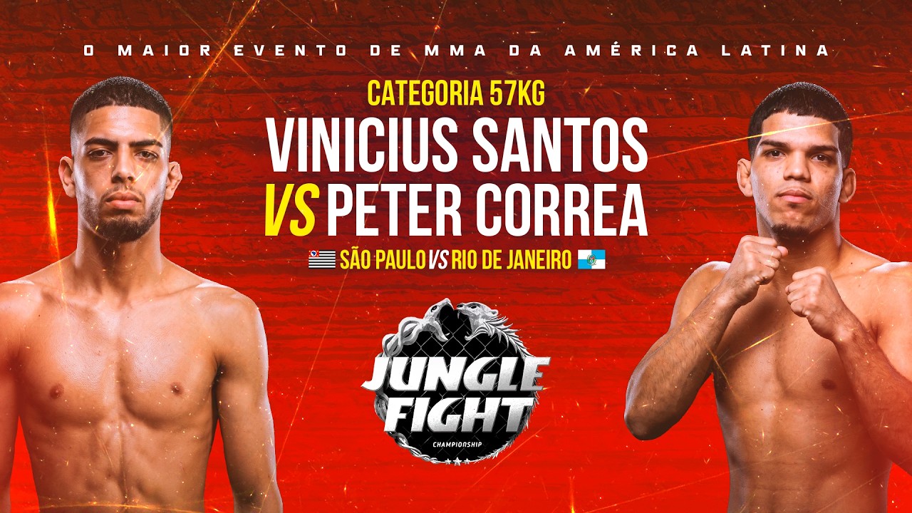 JUNGLE FIGHT 153 l VINICIUS SANTOS X PETER CORREIA background