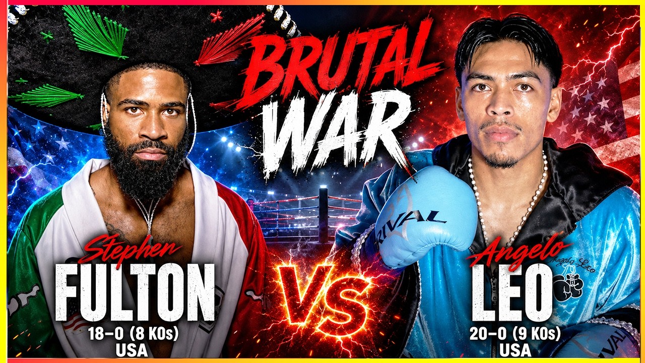 BRUTAL WAR That Shocked The World | Stephen Fulton vs Angelo Leo background