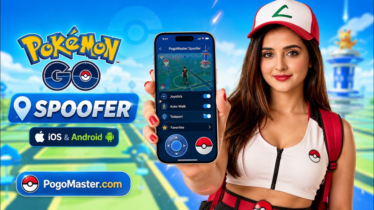 ✅ How to Get Pokemon GO Spoofer on iOS & Android (2026) – Joystick, Auto-Walk & Teleport Tutorial background