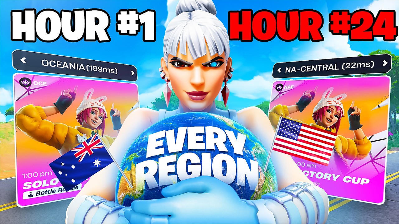 I Played the Solo Victory Cash Cup on Every Region.. background