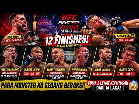 HASIL UFC BELGRADE SERBIA: Blachowicz Tumbang Brutal! π΄ Rodriguez Menyerah Cuma 30 Detik