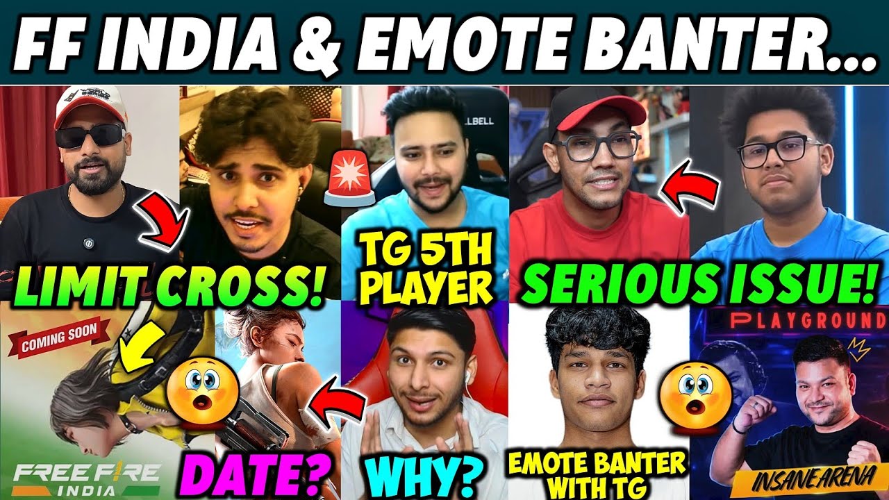 Fozyajay Reply on TG Delete & 5th 🤯, FF INDIA SOON!, Pahadi on Cropse 🥵, RNTX Emote Banter With TG 🥶 background