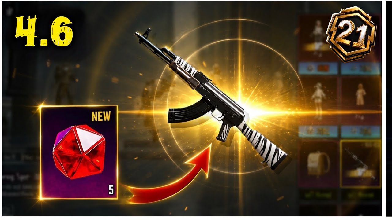 4.6 Mythic Forge Leaks // Next Lucky Spin // Cyber Week Rewards // M4 Tidal // Bgmi Lucky / A21 Rp background