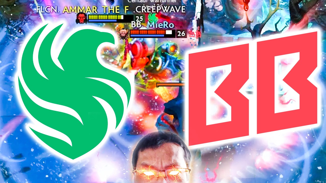 FALCONS vs BB TEAM - FIRST UPPER MATCH!!! ▌Essence II DOTA 2 2026 background
