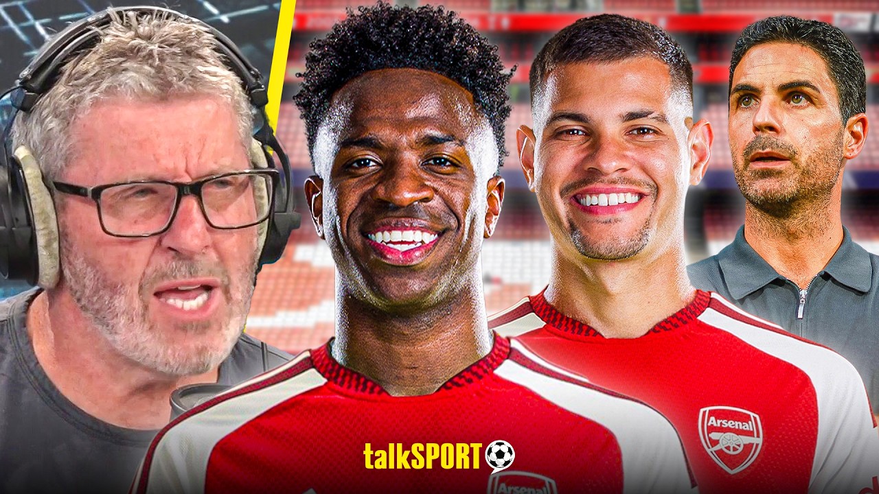 "SIGNIFICANTLY STRONGER!" Townsend CLAIMS Vinicius Jr could make Arsenal UNSTOPPABLE next season! background