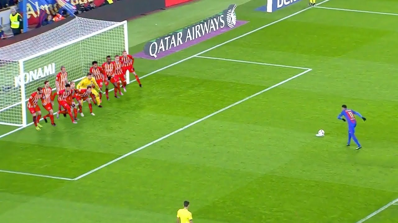 Legendary Penalty Kick By Neymar background