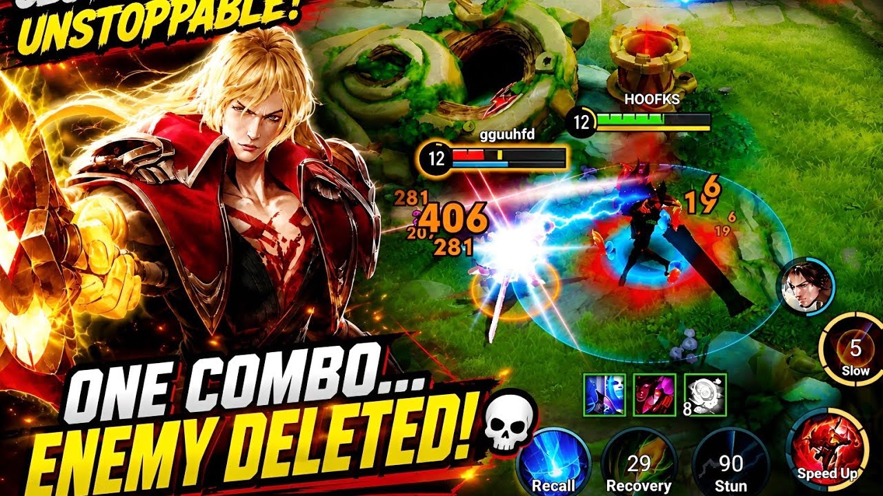 CLUTCH PLAY! UNSTOPPABLE! | ONE COMBO... ENEMY DELETED! ⚔️ | Honor of Kings Gameplay background