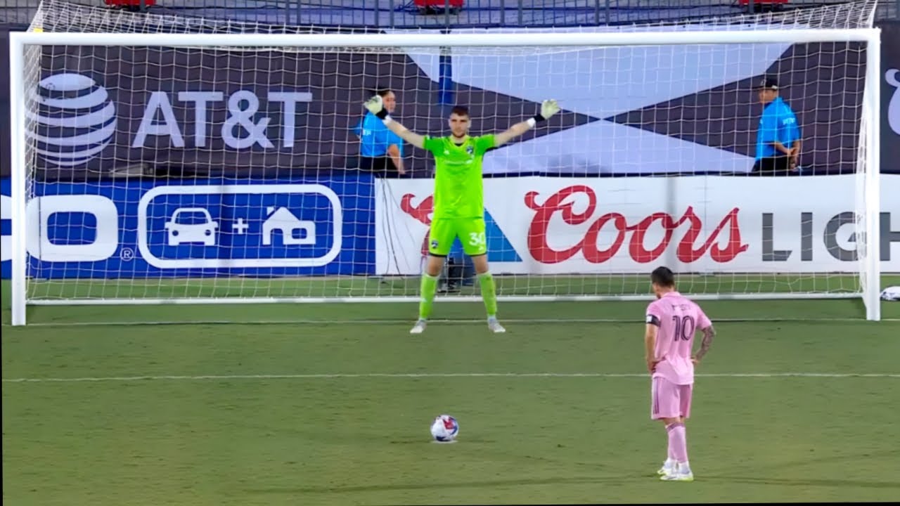 Lionel Messi Rare Goals For Inter Miami background
