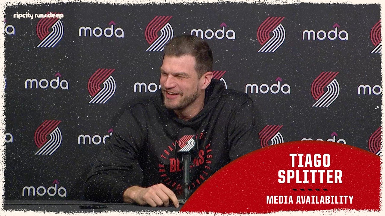 Tiago Splitter Pregame Media Availability | Portland Trail Blazers vs Wizards | Mar 29, 2026 background