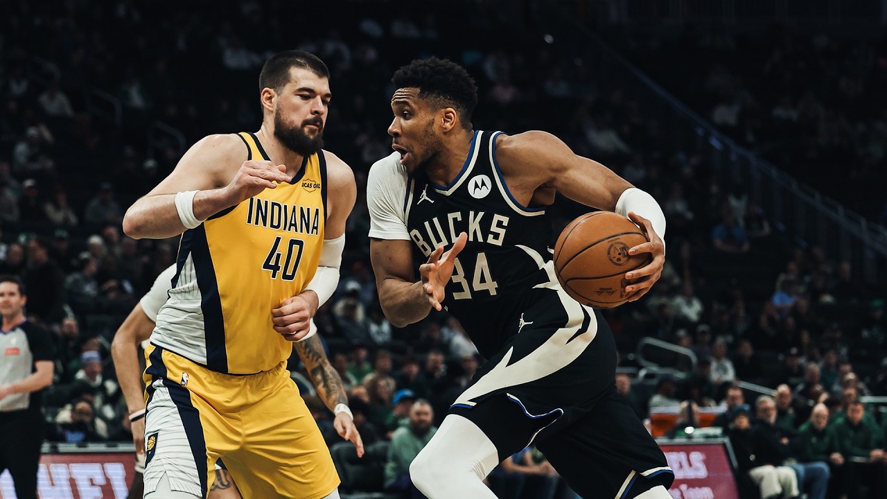 Highlights: Giannis Antetokounmpo Scores 31 Points & 14 Rebounds vs. Pacers | 03.15.26 background