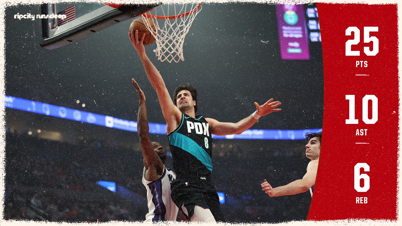 Deni Avdija DOUBLE-DOUBLE In Win vs Kings | Portland Trail Blazers | April 12, 2026 background