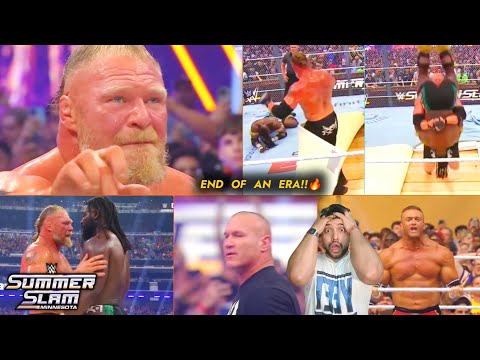NOT MY BROCK! 💔 Brock Lesnar's SHOCKING Loss! RANDY IS BACK | SummerSlam 2026 Night 1, Highlights background