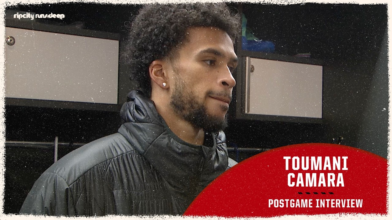 Toumani Camara Discusses Team Mindset | Portland Trail Blazers vs Charlotte Hornets | March 10, 2026 background