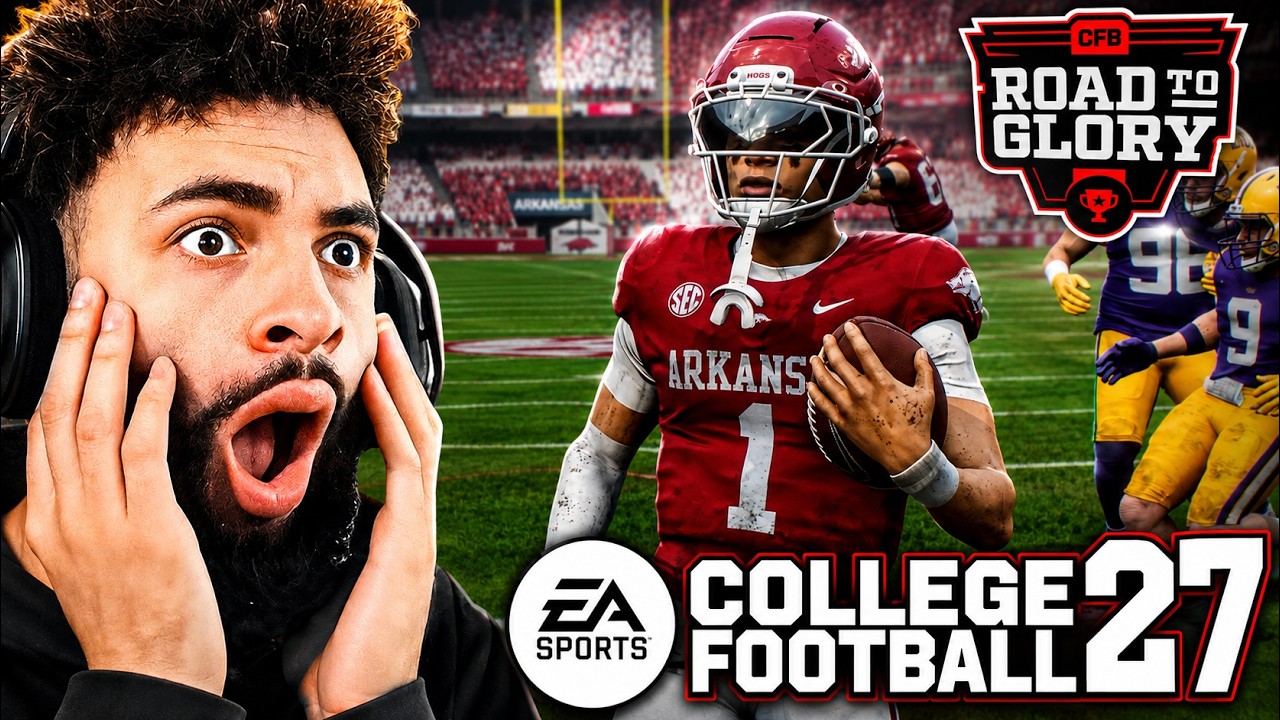 I Changed Positions in College Football 27 Road to Glory!! (CFB 27 Road to Glory Ep.2) background