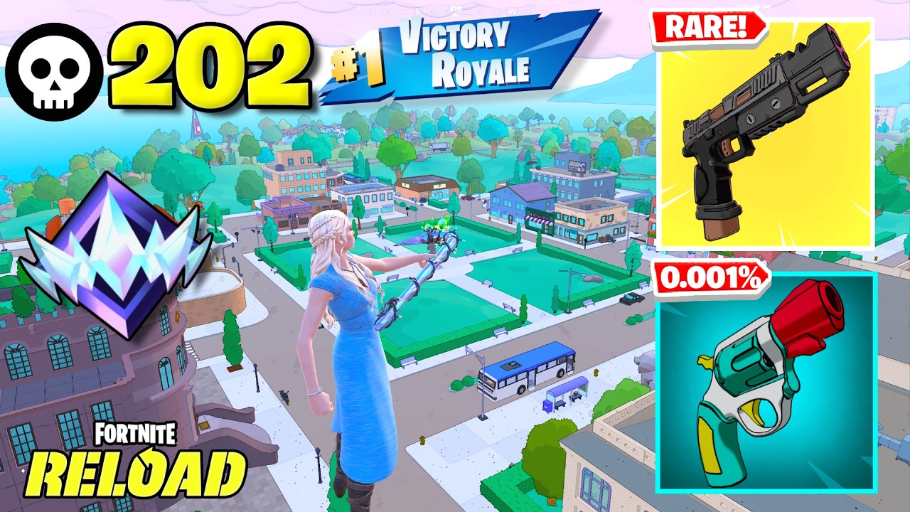 202 Elimination "RANKED RELOAD” Gameplay Wins (Fortnite Chapter 7 PS5 Controller) background