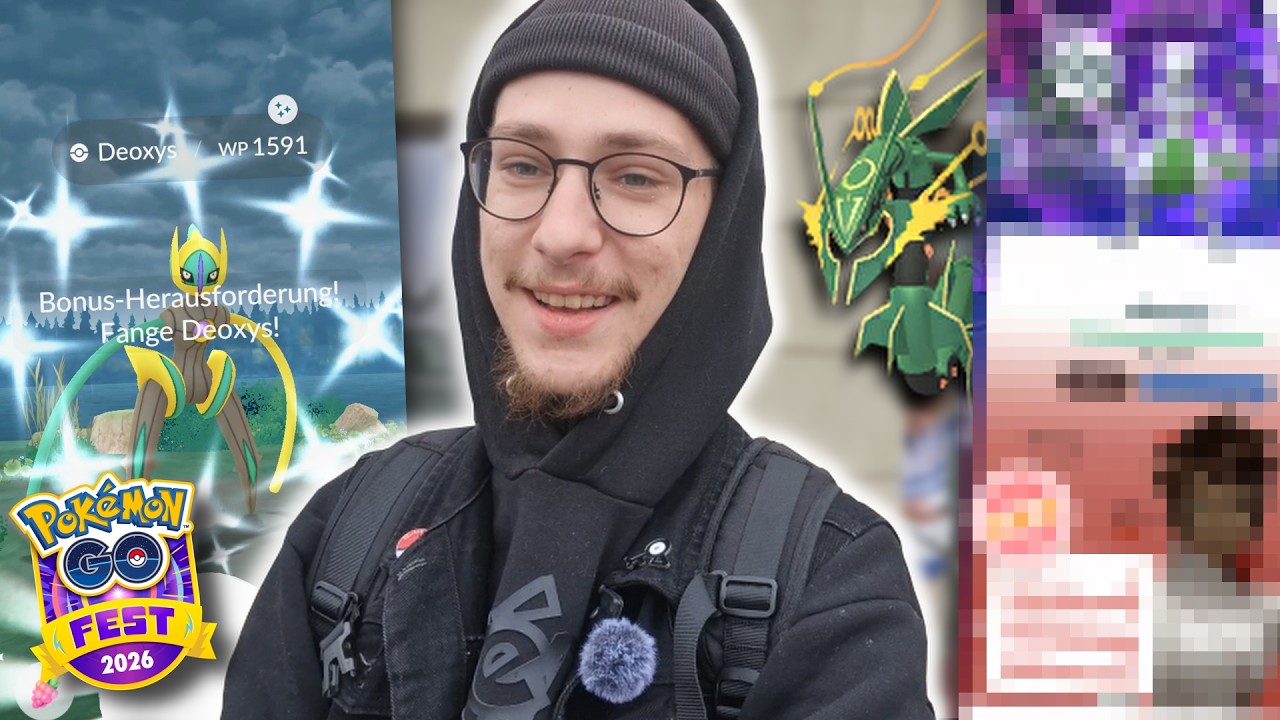Neues Shundo! Mega-Rayquaza ist zurück & 1500 Pokemon gefangen! Pokemon Go Fest Wiederholung! background