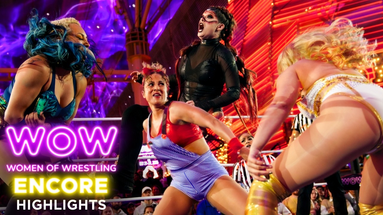 Animal Instinct vs Destiny Diesel & Kalaki The Island Girl (ENCORE) | WOW - Women Of Wrestling background