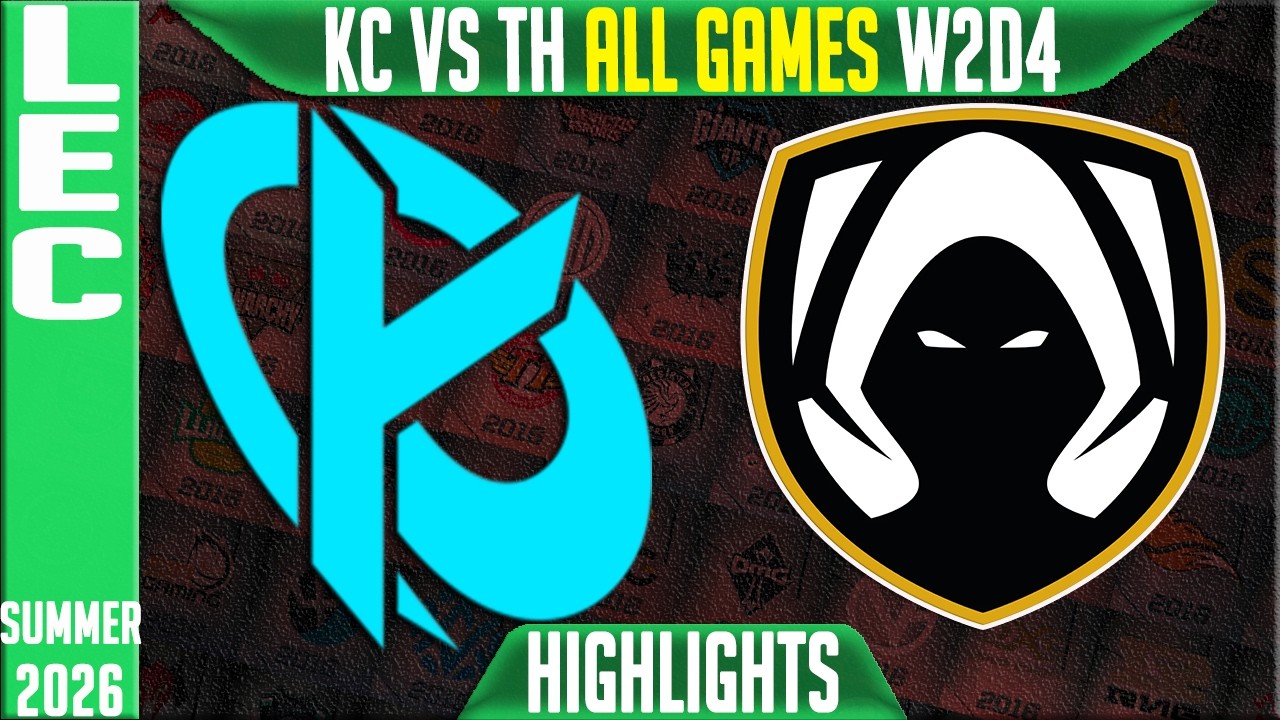 KC vs TH Highlights ALL GAMES | LEC Summer 2026 W2D4 | Karmine Corp vs Team Heretics background