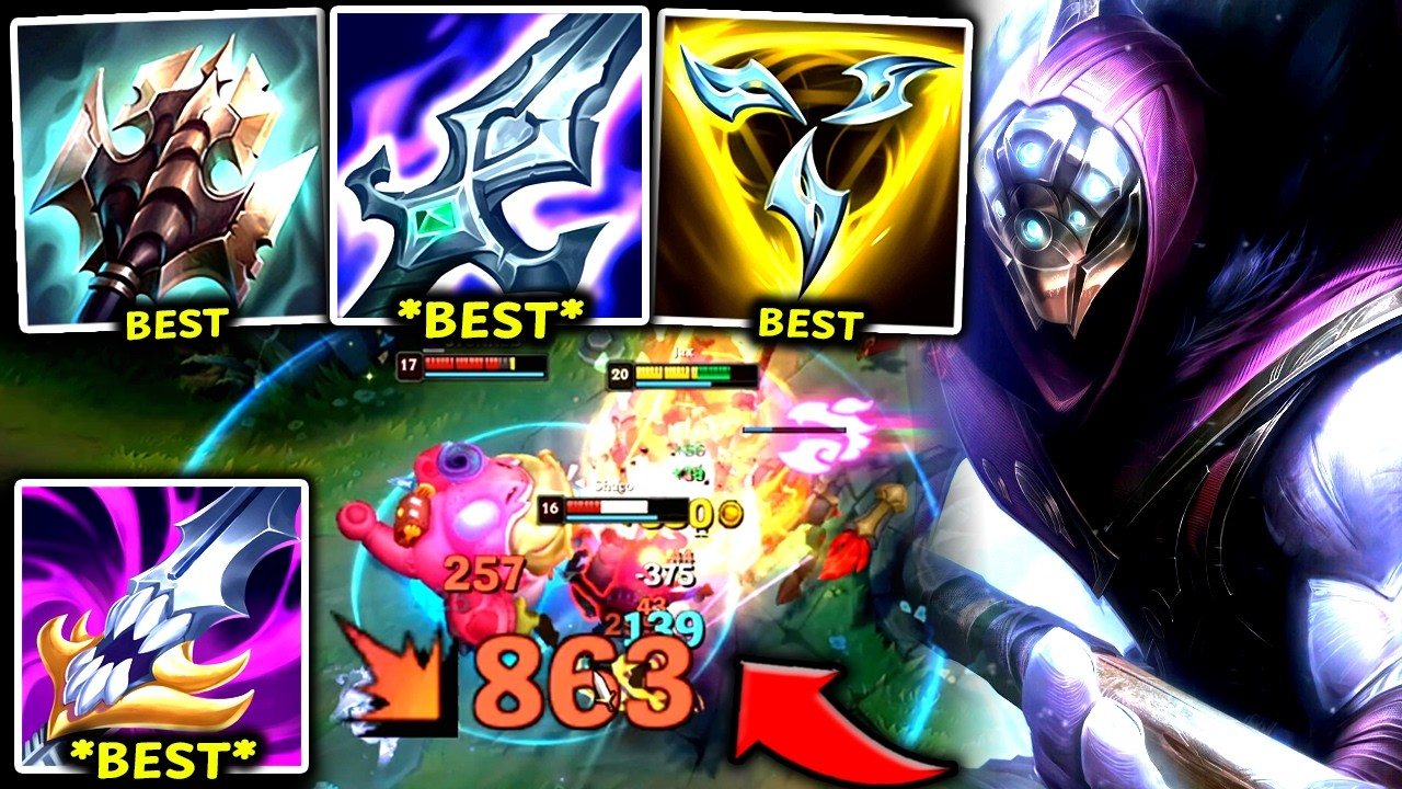 JAX TOP IS 100% BROKEN AT LEVEL 1... (THIS IS UNFAIR🤣) - 2026 Jax TOP Gameplay Guide background