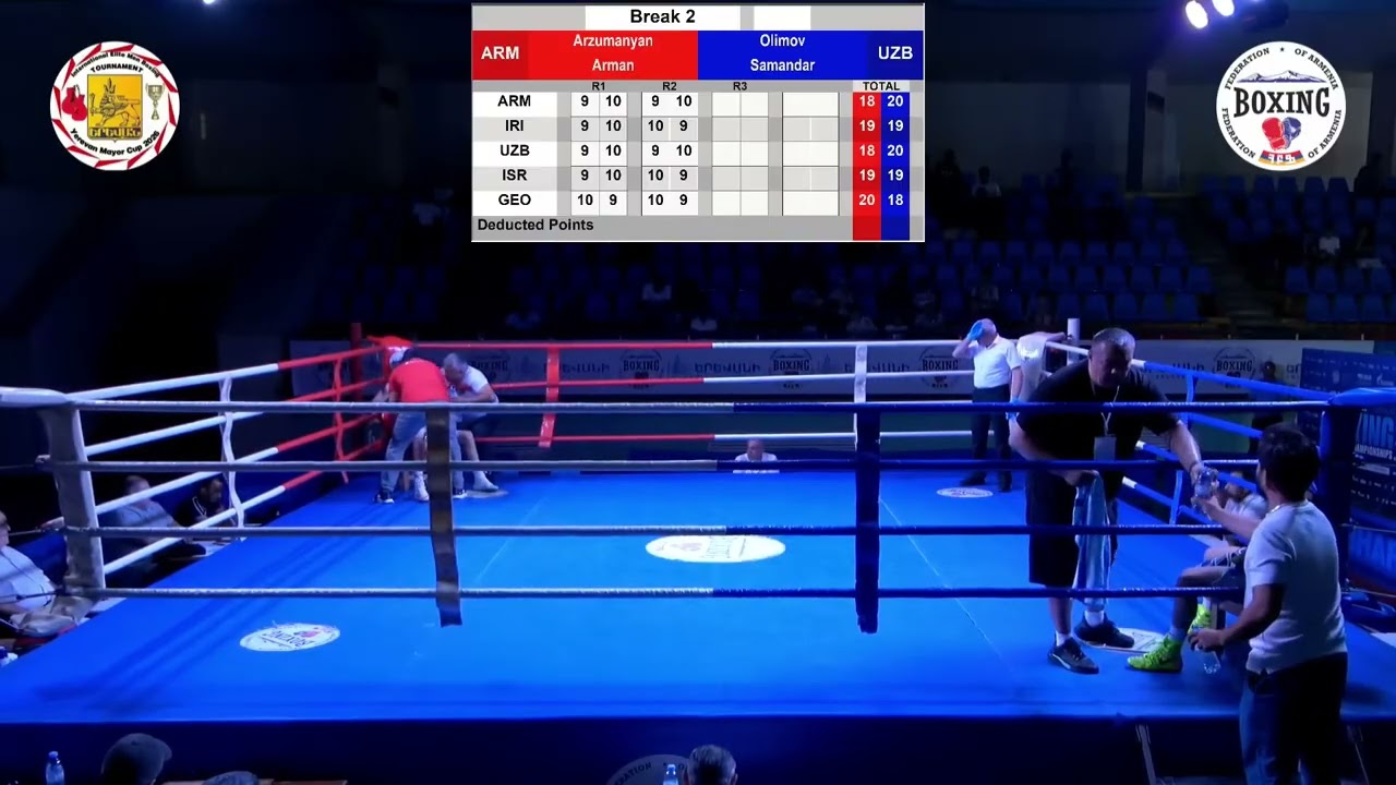 Samandar Olimov (UZB) vs. Arman Arzumanyan (ARM) Yerevan Mayor Cup 2026 QF's (60kg) background