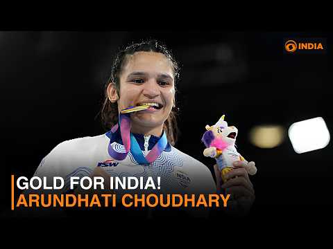CWG 2026: Arundhati Choudhary Wins Gold in Women’s 70kg Boxing | Exclusive Interview background